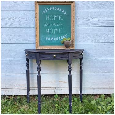 Dark Grey Foyer Table