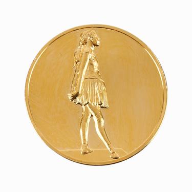 24k Gold Plated Bronze Medal Coin The Little Dancer Degas 