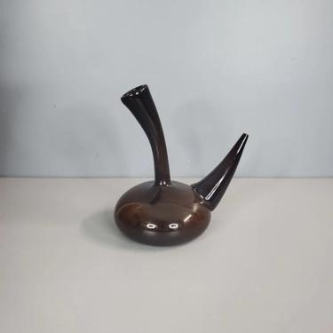 Blenko Smoked Glass Vase 