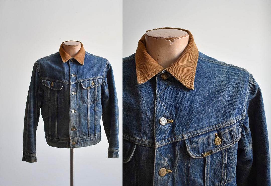 Vintage Blanket Lined Denim Lee Stormrider Jacket | Milk & Ice ...