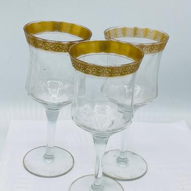 Vintage Set of 3 Tiffin Rambler Rose Optic Wine | JoAnntiques - San Diego,  CA | ATTIC