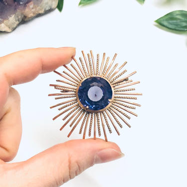 Sunburst brooch on sale