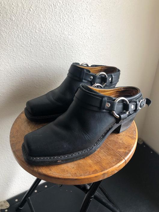 Frye clearance black mules