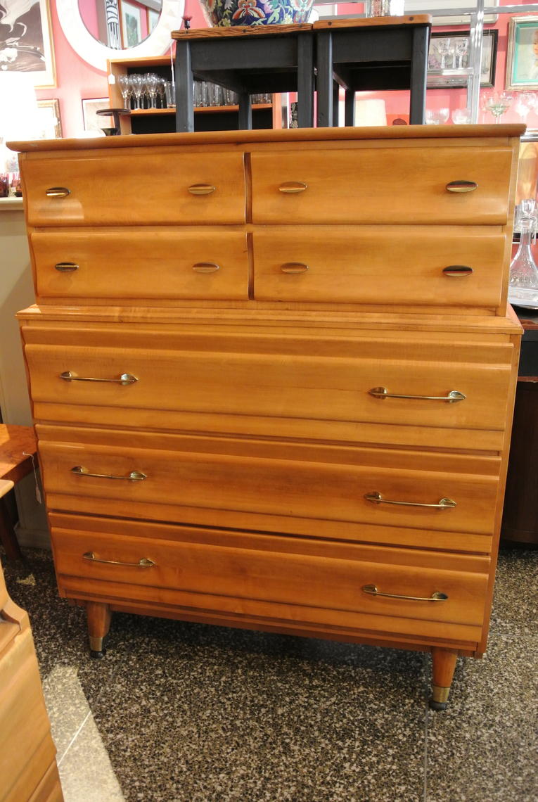 Midcentury Modern Tallboy Dresser From Miss Pixies Of 14th Street