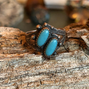 FRED HARVEY Vintage 30s/50s Turquoise & Silver Lucky | Love Street