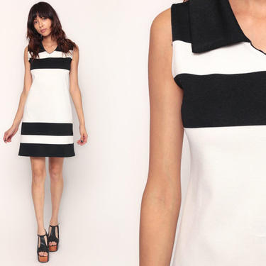 dress with black and white stripes PRE-ORDER main image 1