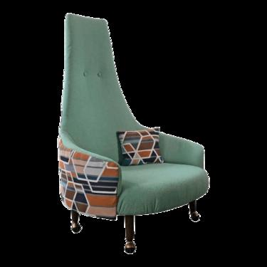 1950s Adrian Pearsall High-Back Chair