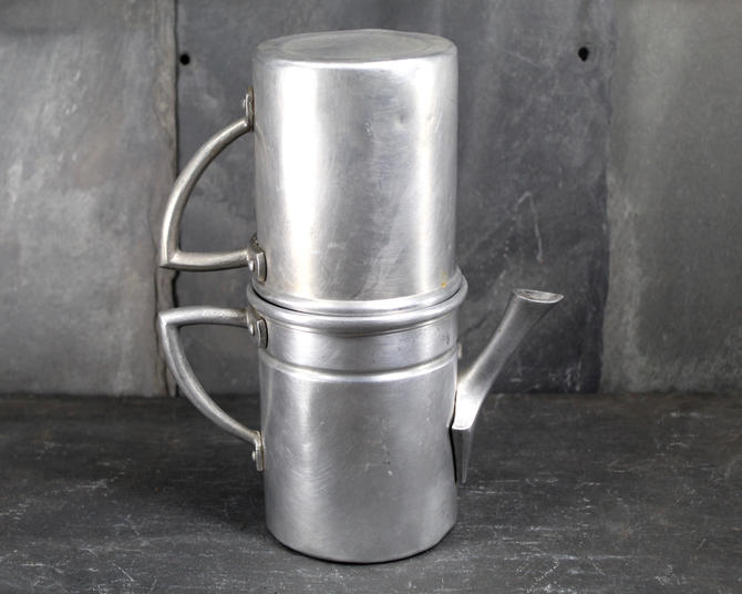 Neapolitan Coffee Maker in Aluminum and Other Objects, Italy