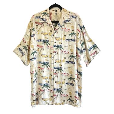 Pineapple print Hawaiian Shirt
