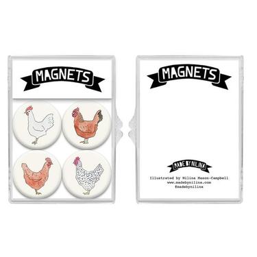 Backyard Chicken Magnets