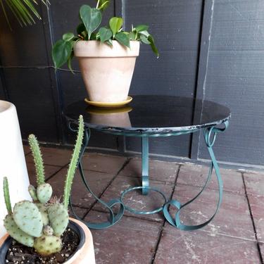 Vintage Jardin Glass Table/Plant Stand
