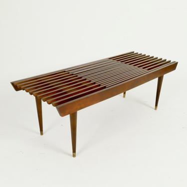 Expandable Slat Bench / Coffee Table