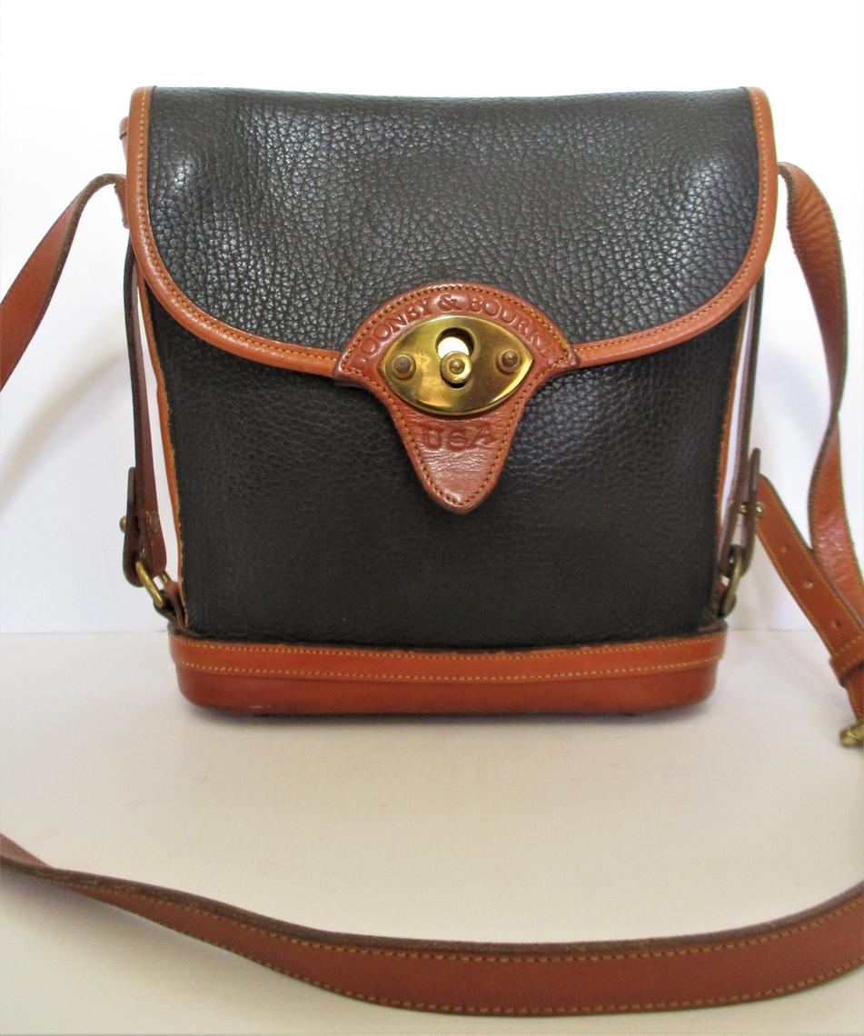 Vintage Dooney and Bourke Purse Handbag Leather Crossbody 