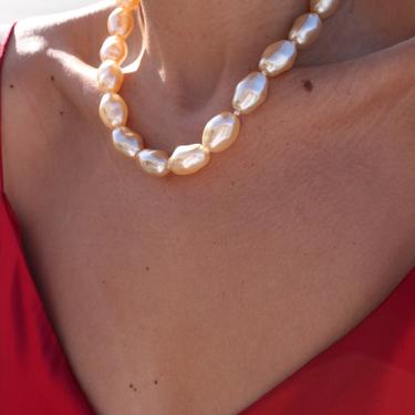 Lovely Vintage Baroque Pearl Necklace