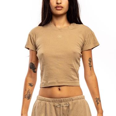 MINI TEE IN TAUPE