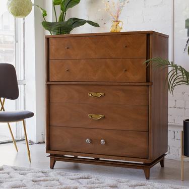 The Signet Chevron Highboy by Kent Coffey | Sunbeam Vintage