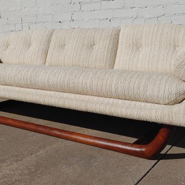 Mid Century Modern Gondola Sofa In Manner of Adrian Pearsall 