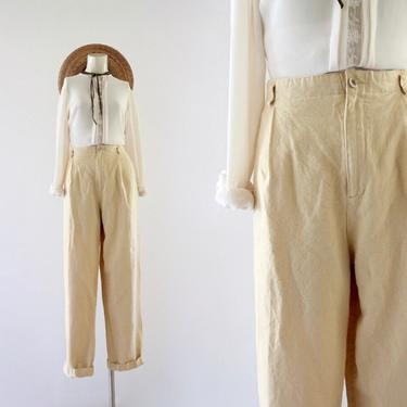 marigold linen trousers - 30 