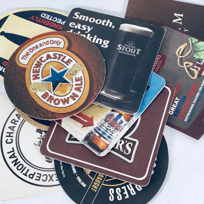 Lot of Vintage Bar Coasters Beer Bar Drink Coasters Set
