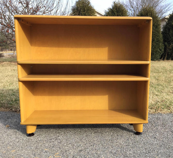 Heywood Wakefield Bookcase M321 Wheat MadModWorldVintage Reading PA