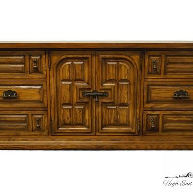 dresser in spanish Vintage Dresser, Lowboy, Revival, Rustic, Ornate, Mid | Mod Haus - Rancho Cucamonga, CA The inset drawers and beveled doors match the beveled sides and molding throughout Amish Solid Wood Spanish Mission