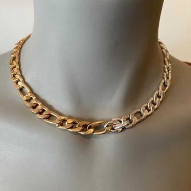 Gold &amp; Silver plated chocker necklace