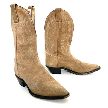 Tony lama best sale suede boots