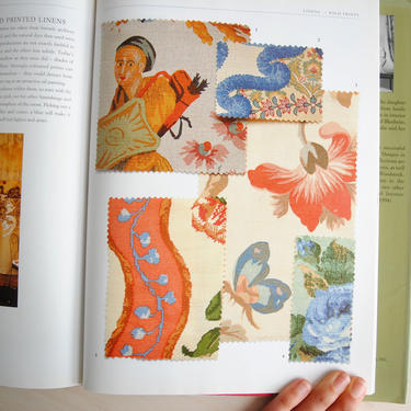 Vintage Classic Fabrics Book by Henrietta Spender-Churchill, History of Fabrics Book, Interior Design with Fabrics Book, Sewing Project Book 