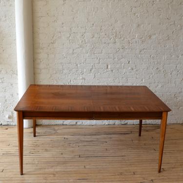 MCM Lane First Ed. Walnut Extending Dining Table 