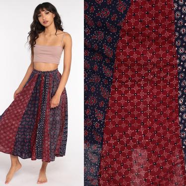 Exile Maxi Skirt in Cotton Gauze