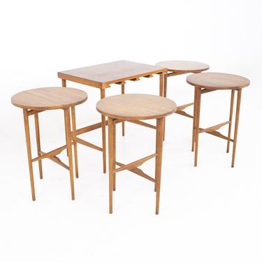 Poul Hundevad Style Mid Century Danish Teak Nesting Tables - MCM 