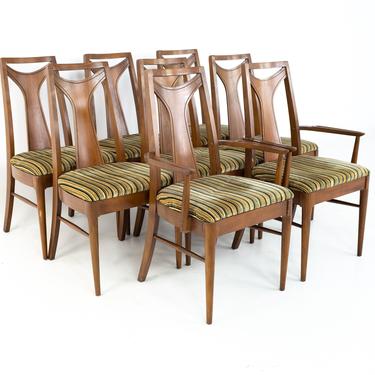 Kent Coffey Perspecta Mid Century Dining Chairs - Set of 8 - mcm 