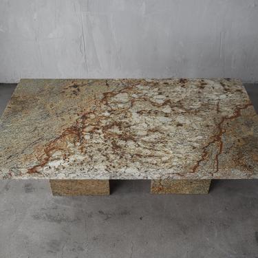 Stunning Solid Granite Pedestal Coffee Table 