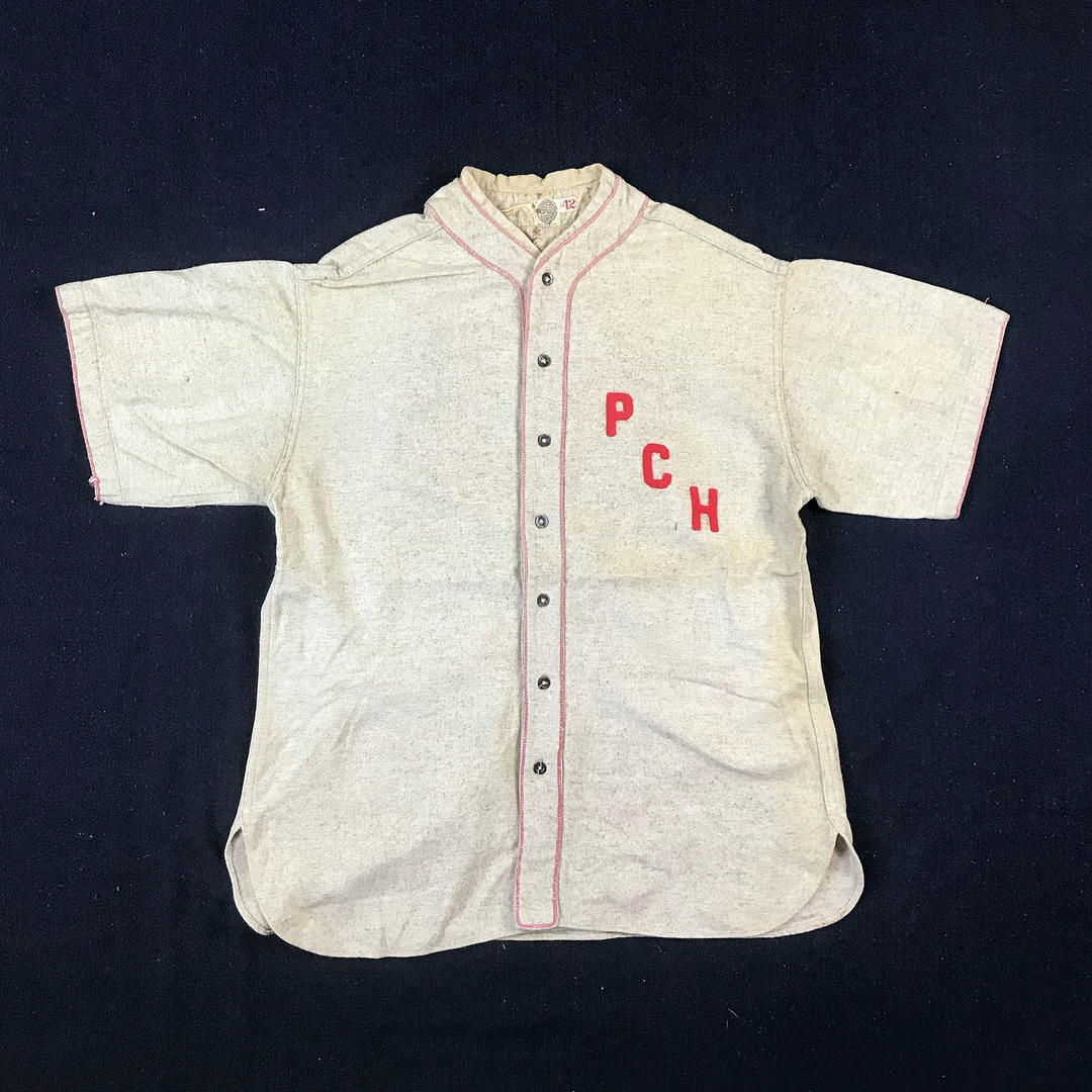 Vintage 1920s Flannel Baseball Jersey 