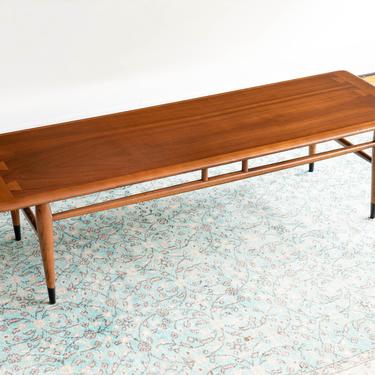 Vintage Mid Century Lane Acclaim Petite Rectangular Coffee Table 