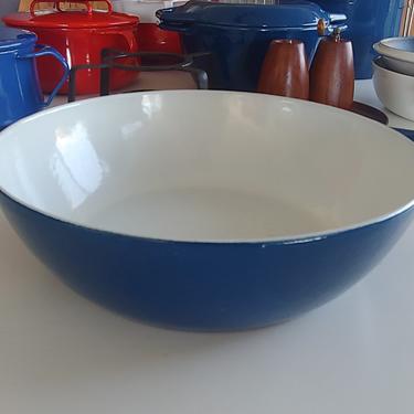 Copco Blue Enameled M 3 Cast Iron Round Pan by Michael Lax 