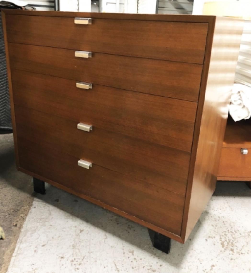 George Nelson For Herman Miller Tall Dresser Highboy Dresser 4620