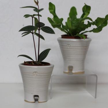 planter, small planter pot, succulent pot, succulent planter, small planter, small ceramic planter, white planter pot, flower pot 