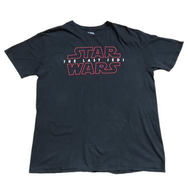 (XL) Star Wars The Last Jedi Black Tshirt 060421 LM.
