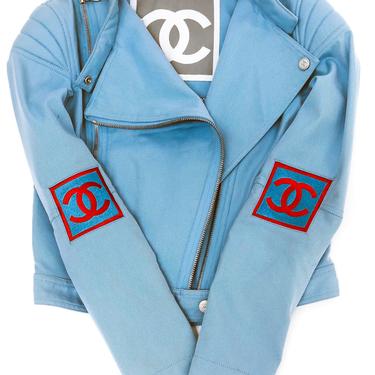 CHANEL CC MONOGRAM LOGO PUFFER QUILTED LONG SILVER SKI SPORT COAT