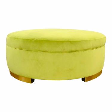 Lime deals green ottoman