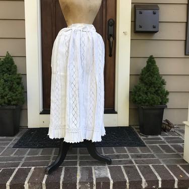 Provence Knit Skirt, Jupon, Handmade, French Farmhouse, Summer Beach Wear 