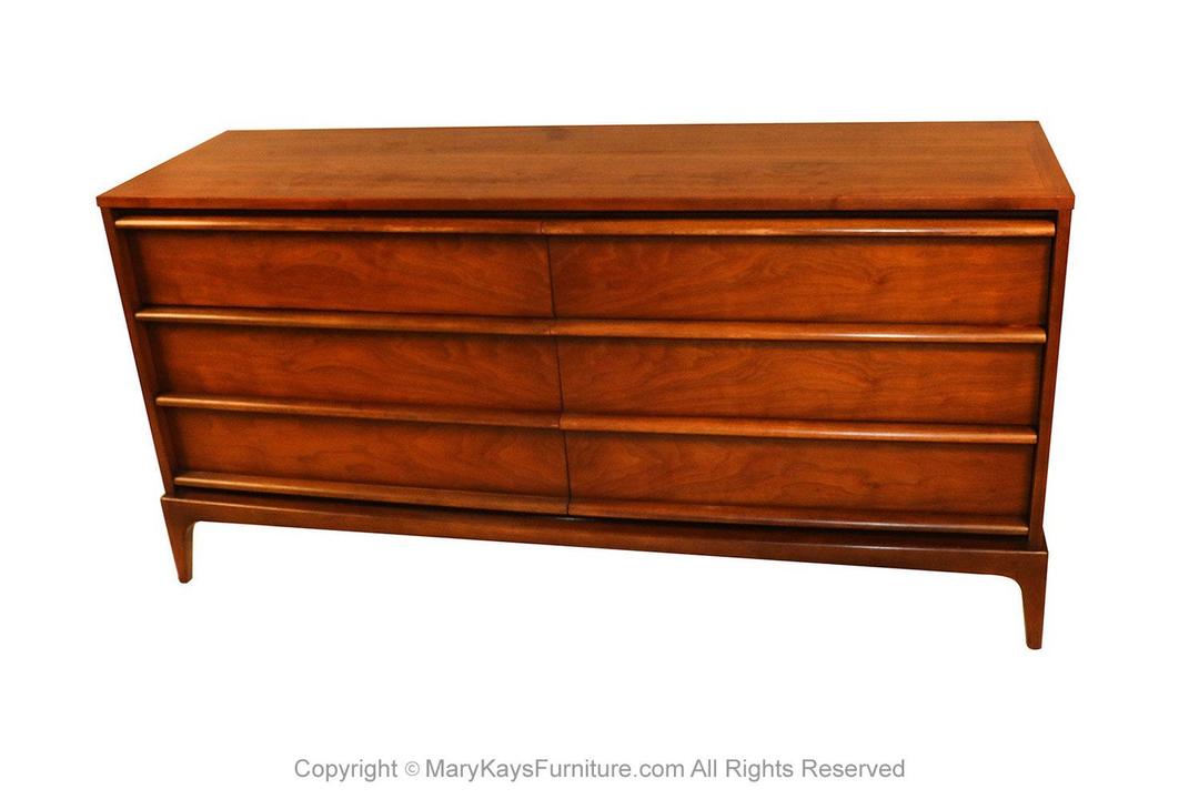 Lane Mid Century Walnut Dresser Credenza Mary Kay's Furniture