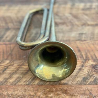 Vintage Military US Regulation Brass Trumpet/Bugle