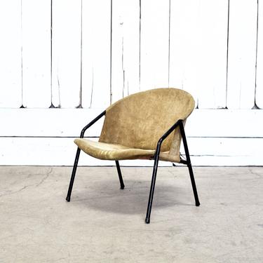 Green Suede Occasional Chair