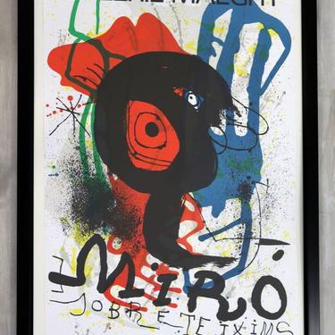 Joan Miro Gallerie Maeght Modern Poster Framed 