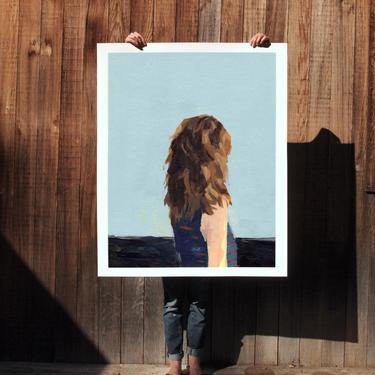 Calm .  extra large wall art . giclee print 