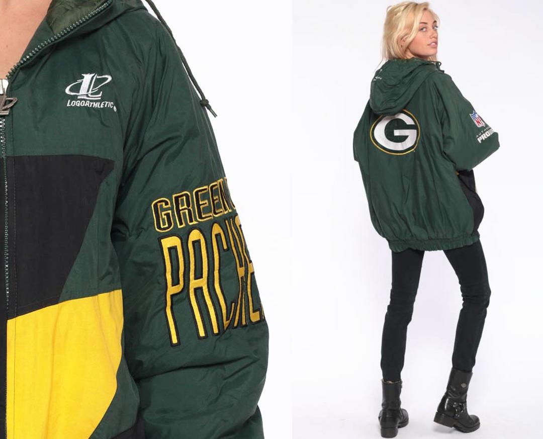 GREEN Bay PACKERS Jacket NFL Jacket Starter Jacket Hoodie Jacket 90, Shop  Exile