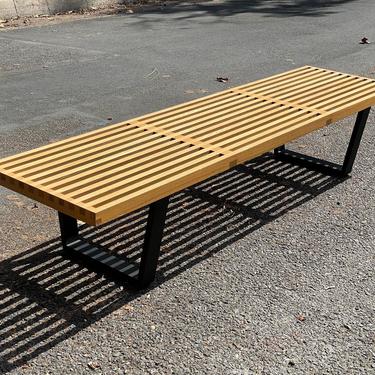 George Nelson Style Coffee Table Bench 72 inches 