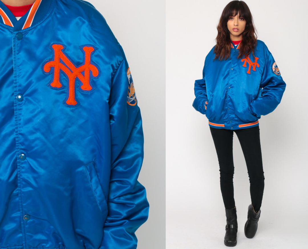 Vintage New York Mets Starter Color Block Windbreaker Jacket